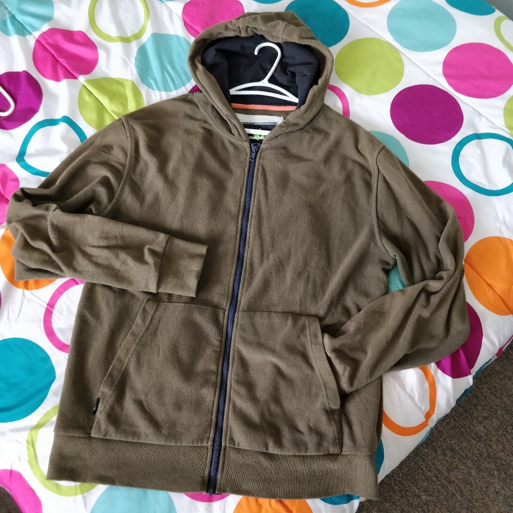 Olive Green Tech Headphone Hoodie